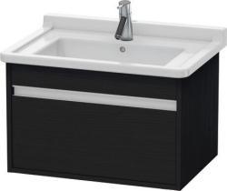 Duravit Ketho Asma dolap ünitesi Siyah Meşe Siyah Mat Dekor KT666301616