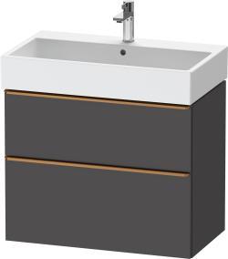 Duravit D-Neo Asma dolap ünitesi 784 mm Grafit Mat DE4373004490000