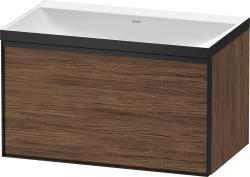 Duravit Vitrium c-bonded Asma dolap 800 mm Koyu Ceviz Dekor VT4286N2121000G