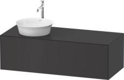 Duravit White Tulip Asma dolap ünitesi Grafit Saten Mat Grafit İpeksi mat Boya, İç aydınlatma: Entegre WT4977L58580010