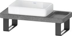 Duravit Studio F. A. Porsche Collection Lavabo tezgah ve tezgah desteği ile birlikte 1000 mm Beyaz (Alpin) D4800600