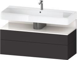 Duravit Studio F. A. Porsche Collection Asma dolap ünitesi 1190 mm Grafit Süper Mat QA4396022800000