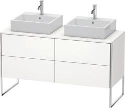 Duravit XSquare Yerden dolap ünitesi için tezgah 1400 mm Beyaz Saten Mat Lake XS4926B3636