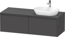 Duravit Ketho.2 Asma dolap ünitesi 1400 mm Grafit Mat K24888R49490000