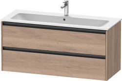 Duravit Ketho.2 Asma dolap ünitesi 1210 mm Marbeled Oak K25265055550000