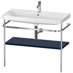 Duravit Happy D.2 c-shape Metal lavabo konsolu 975 mm Gece Mavisi Saten Mat Lake HP4838O9898