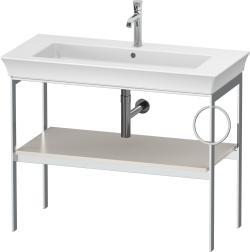 Duravit White Tulip Metal konsol 984 mm İskandinav Beyazı Saten Mat Lake WT4544R3939