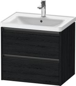 Duravit Ketho.2 Asma dolap ünitesi 634 mm Siyah Meşe K25282016160000