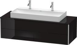 Duravit XSquare Asma dolap ünitesi 1400 mm Parlak Siyah XS4915M4040