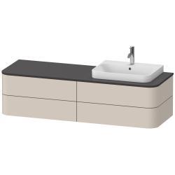 Duravit Happy D.2 Asma dolap ünitesi 1600 mm Taupe Süper Mat HP4963R8383