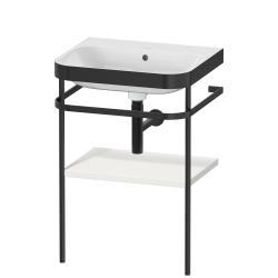 Duravit Happy D.2 c-bonded Metal lavabo konsolu 575 mm İskandinav Beyazı Saten Mat Lake HP4735N3939