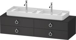 Duravit White Tulip Asma dolap ünitesi 1600 mm Grafit Saten Mat WT4997058580000