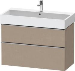 Duravit D-Neo Asma dolap ünitesi Keten Dekor Keten Mat Dekor, Kulp Paslanmaz çelik DE4374070750000