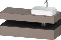 Duravit Studio F. A. Porsche Collection Asma dolap ünitesi 1400 mm Bazalt Mat QA4766080430010