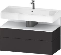 Duravit Studio F. A. Porsche Collection Asma dolap ünitesi 990 mm Grafit Süper Mat QA4395018800010