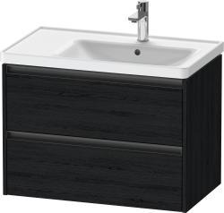 Duravit Ketho.2 Asma dolap ünitesi 784 mm Siyah Meşe K25286016160000