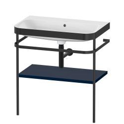 Duravit Happy D.2 c-bonded Metal lavabo konsolu 775 mm Gece Mavisi Saten Mat Lake HP4737N9898