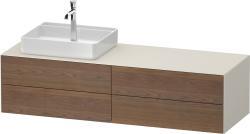 Duravit White Tulip Asma dolap ünitesi 1600 mm Amerikan Ceviz masif WT4867L77390000