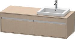 Duravit Ketho Asma dolap ünitesi 1400 mm Keten Dekor KT6797R7575