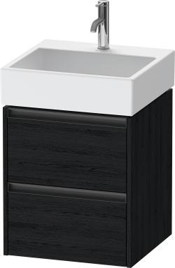 Duravit Ketho.2 Asma dolap ünitesi 484 mm Siyah Meşe K25274016160000