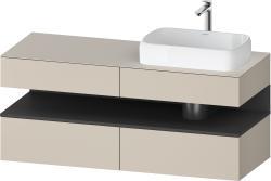 Duravit Studio F. A. Porsche Collection Asma dolap ünitesi 1400 mm Taupe Süper Mat QA4766049830010