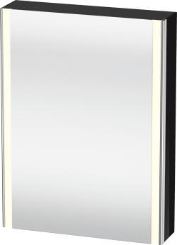 Duravit XSquare Aynalı dolap 600 mm Parlak Siyah XS7111L40400000