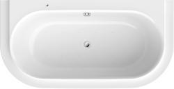 Duravit Vitrium Duvara tam dayalı masajlı küvet 1850 mm Beyaz Saten Mat