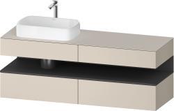 Duravit Studio F. A. Porsche Collection Asma dolap ünitesi 1600 mm Taupe Süper Mat QA4777049830000