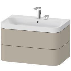 Duravit Happy D.2 c-shaped asma set 775 mm Taupe Saten Mat Lake HP4347E6060