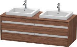 Duravit Ketho Asma dolap ünitesi 1400 mm Koyu Ceviz Dekor KT6757B2121
