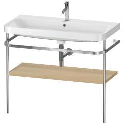 Duravit Happy D.2 c-shape Metal lavabo konsolu 975 mm Akdeniz Meşesi Gerçek ahşap kaplama HP4838O7171