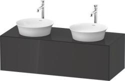 Duravit White Tulip Asma dolap ünitesi Grafit Parlak Grafit Parlak Boya, İç aydınlatma: Entegre WT4978BH1H10010