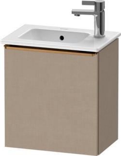 Duravit D-Neo Asma dolap ünitesi Keten Dekor Keten Mat Dekor, Kulp Bronz DE4259L04750000