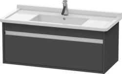 Duravit Ketho Asma dolap ünitesi Grafit Mat Grafit Mat Dekor KT666504949