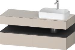 Duravit Studio F. A. Porsche Collection Asma dolap ünitesi 1400 mm Taupe Dekoru QA4766049910000