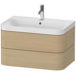 Duravit Happy D.2 c-shaped asma set 775 mm Akdeniz Meşesi Gerçek ahşap kaplama HP4347O7171
