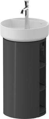 Duravit White Tulip Yerden dolap ünitesi 410 mm Grafit Parlak WT42440H1H10000