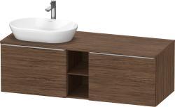 Duravit D-Neo Asma dolap ünitesi 1400 mm Koyu Ceviz Dekor DE4950L70210000
