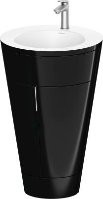 Duravit Starck 1 c-bonded yerden dolap 560 mm Parlak Siyah S19512O70400000