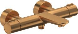 Duravit Wave Sıvaüstü küvet termostatı 303 mm Fırçalanmış Bronz