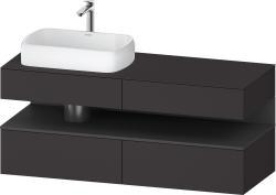 Duravit Studio F. A. Porsche Collection Asma dolap ünitesi 1400 mm Grafit Süper Mat QA4765049800000
