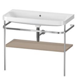 Duravit Happy D.2 c-shape Metal lavabo konsolu 975 mm Keten Dekor HP4838N7575
