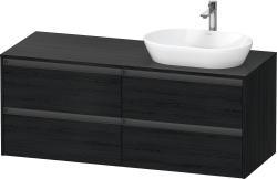 Duravit Ketho.2 Asma dolap ünitesi 1400 mm Siyah Meşe K24898R16160000