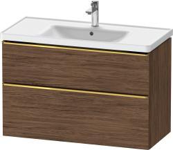 Duravit D-Neo Asma dolap ünitesi 984 mm Koyu Ceviz Dekor DE4356034210000