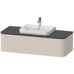 Duravit Happy D.2 Asma dolap ünitesi Taupe Süper Mat Taupe Süper mat Dekor, İç aydınlatma: Entegre HP4942M83830010