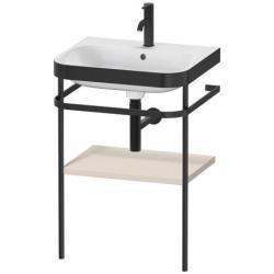Duravit Happy D.2 c-bonded Metal lavabo konsolu 575 mm Taupe Süper Mat HP4735O8383