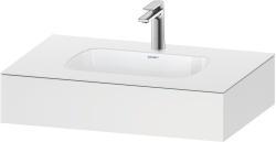 Duravit Studio F. A. Porsche Collection Ankastre lavabo tezgahlı dolap ünitesi ile birlikte 800 mm Beyaz Mat QA4690018180000