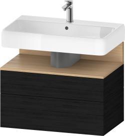 Duravit Studio F. A. Porsche Collection Asma dolap ünitesi 790 mm Siyah Meşe QA4394030160000