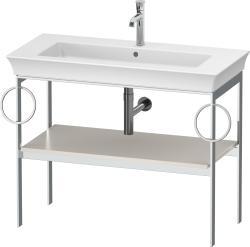 Duravit White Tulip Metal konsol 984 mm İskandinav Beyazı Saten Mat Lake WT4547B3939