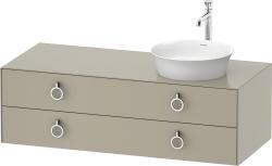 Duravit White Tulip Asma dolap ünitesi 1300 mm Taupe Saten Mat Lake WT4992R6060